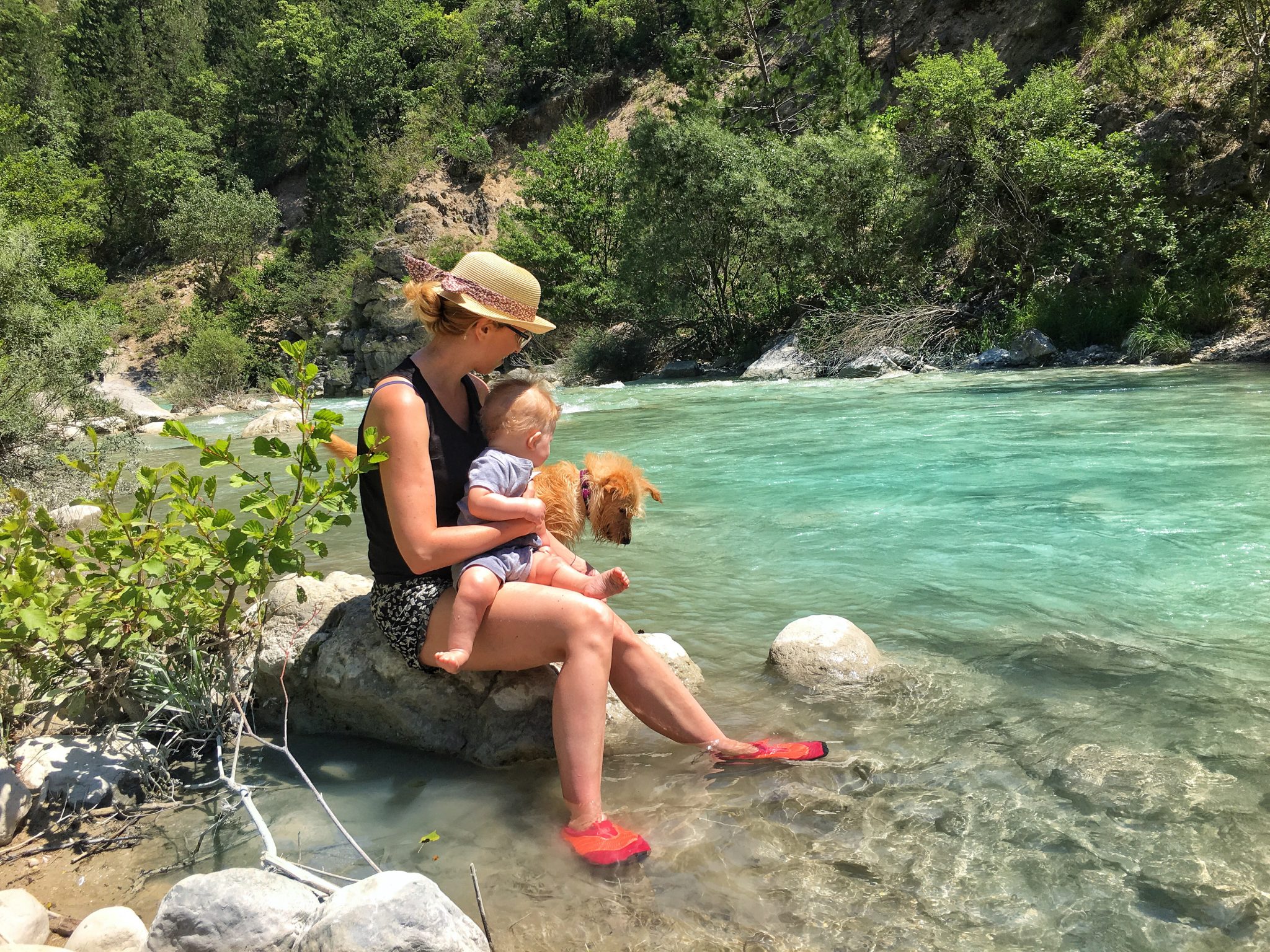 Baden in den Flüssen