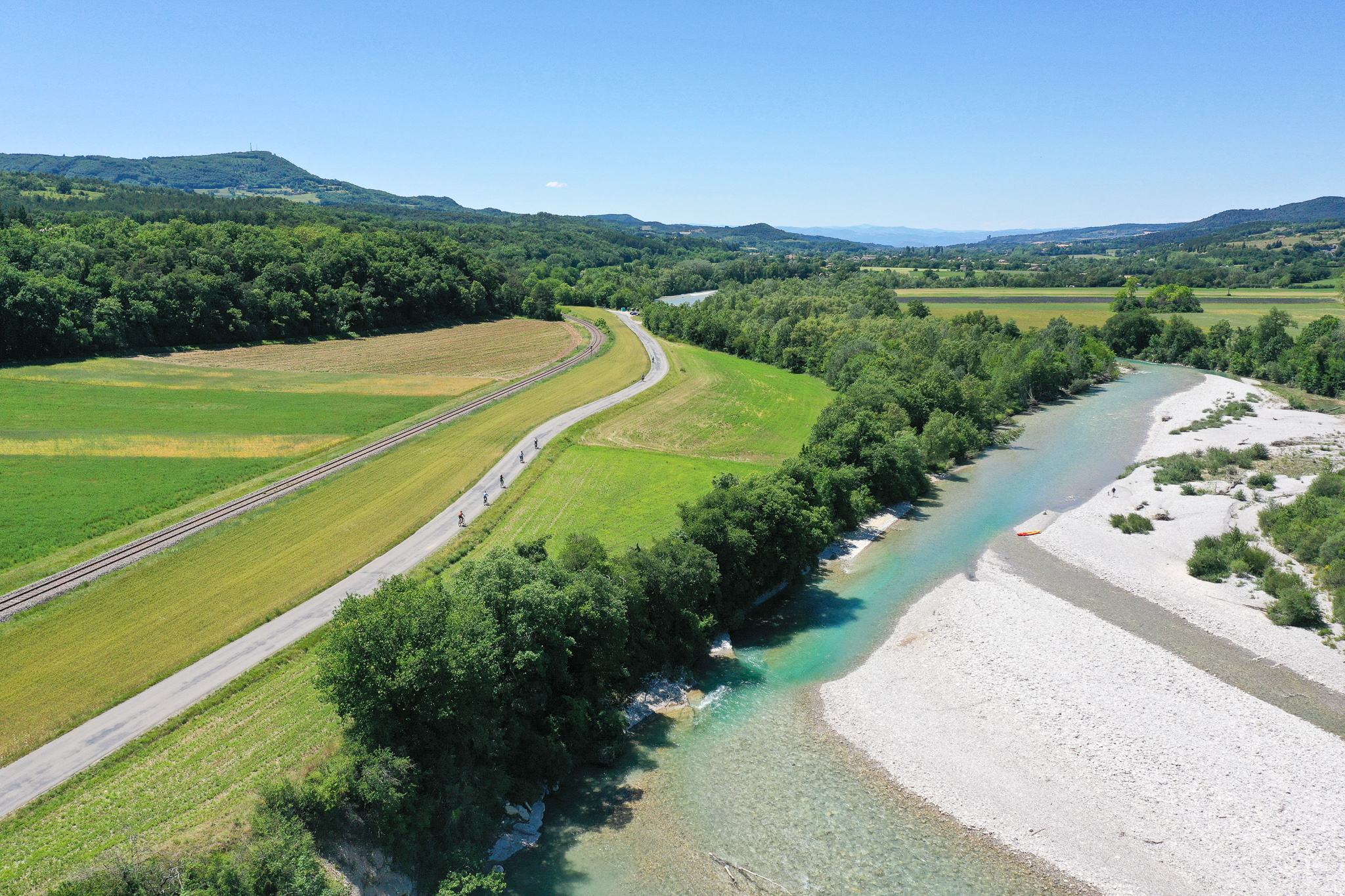 Der Fahrradweg „Vélodrôme“